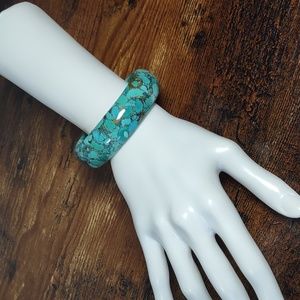 Southwest Style Turquoise Bangle Bracelet